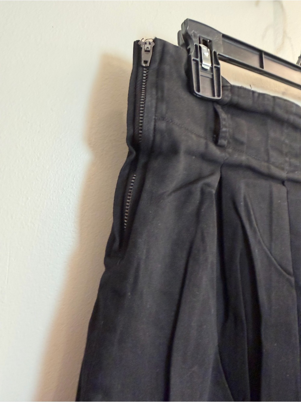 Women's Black Pleated Mini Skort - Classic A-Line - Picture 4 of 8